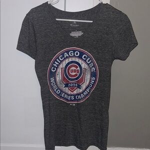 Cubs 2016 World Series Champions Vneck- Small